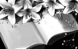 книга лилии крест - картинки для гравировки